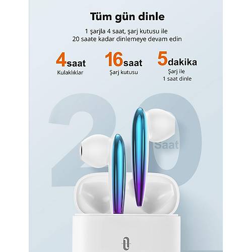 TAOTRONICS TT-BH080 TaoTronics TT-BH080 TWS earbuds white