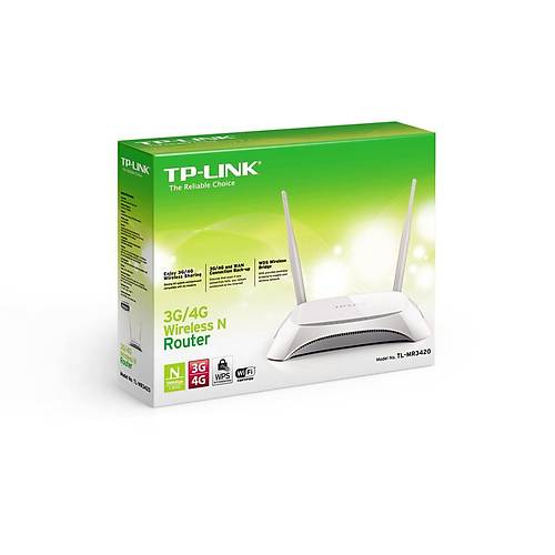 TP-LINK TL-MR3420 300Mbps 3dBi Deitirilebilir Antenli 3G Router