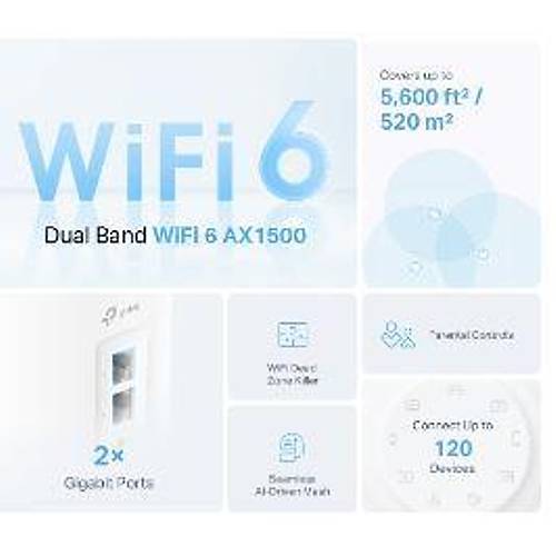 TP-LINK DECO-X10-1P AX1500 Whole Home Mesh Wi-Fi 6 System