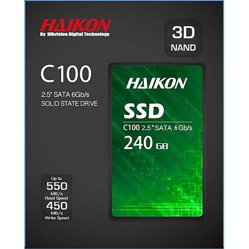 HAIKON HS_SSD_C100_240G 240GB C100 Sata3 500/450 Flash SSD