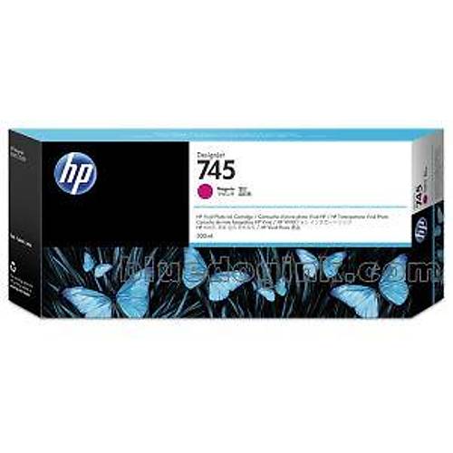 HP F9K01A No 745 300ml Krmz DesignJet Kartu