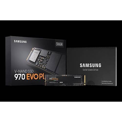 SAMSUNG MZ-V7S500BW 500GB 970 Evo Plus PCIe M.2 3500-3200MB/s 2.38mm Flash SSD