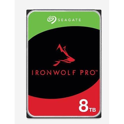 SEAGATE ST8000NT001 IronWolf Pro 8 TB Kurumsal NAS Dahili Sabit Disk HDD CMR 3.5" SATA 6 Gb