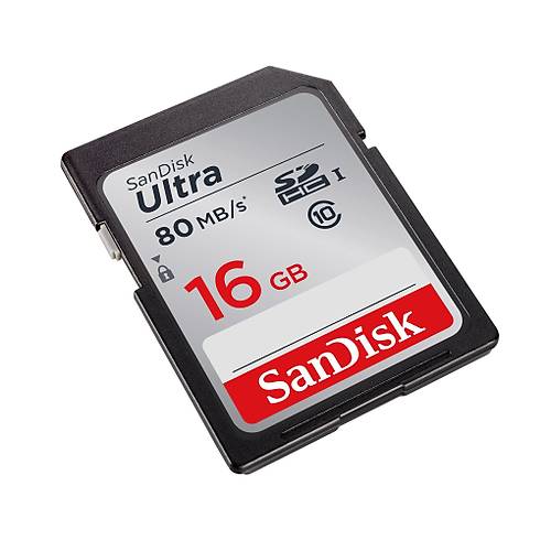 SANDISK SDSDUNC-016G-GN6IN 16GB Ultra SDHC 80MB Class 10 UHS I SD-MMC Kart