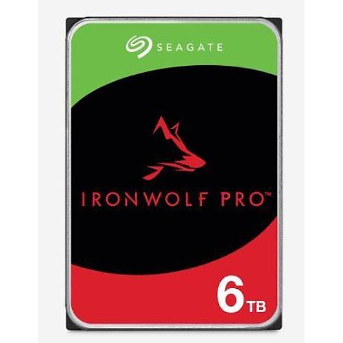 SEAGATE ST6000NT001 IronWolf Pro 6 TB Kurumsal NAS Dahili Sabit Disk HDD CMR 3.5" SATA 6 Gb