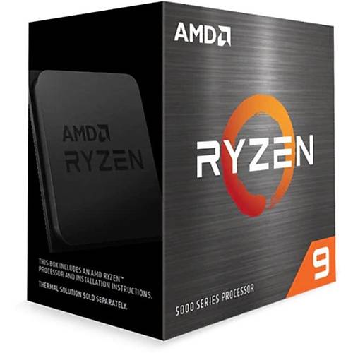 AMD 100-100000061WOF Ryzen 9 3.70 GHz 12 ekirdek 70MB AM4 7nm lemci