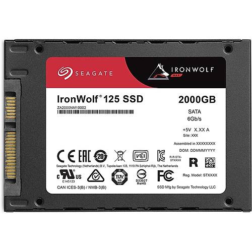 SEAGATE ZA2000NM1A002 2 TB IronWolf125 560/540 Mb/s PCle SSD