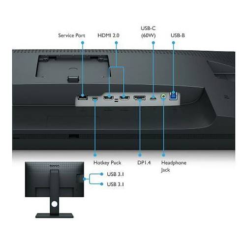 BENQ SW271C 27 in 4K Adobe RGB PhotoVue Fotoraf Monitr | SW271C