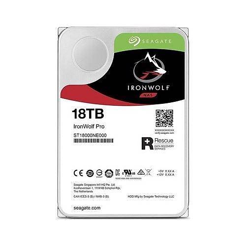 SEAGATE ST18000NE000 DSK 3.5'' 18TB 7200RPM SATA 256MB IRONWOLF PRO Nas Diski