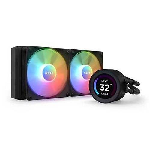 NZXT RL-KR24E-B1 Kraken Elite 240 Siyah RGB AIO LCD Display 240mm Sv Soutucu