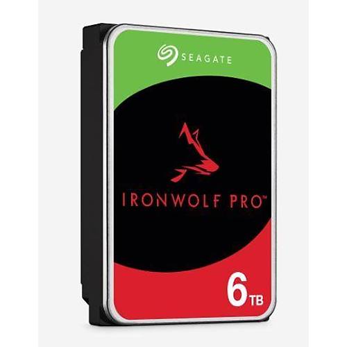 SEAGATE ST6000NT001 IronWolf Pro 6 TB Kurumsal NAS Dahili Sabit Disk HDD CMR 3.5" SATA 6 Gb