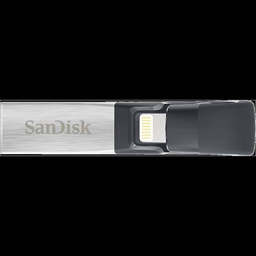 SANDISK SDIX30C-016G-GN6NN 16GB IOS Ixpand USB3.0 Siyah Metalik Gri USB Bellek