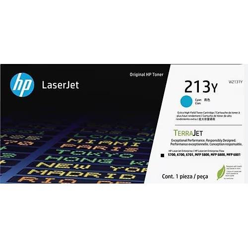 HP W2131YC No 213Y Sozlesmeli Mavi Toner