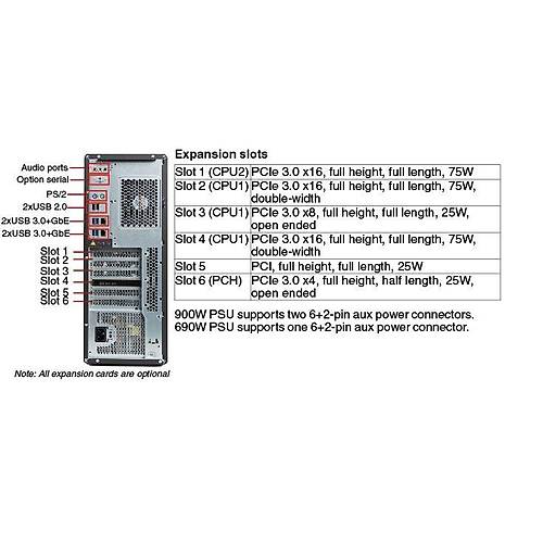 LENOVO 30BA00CDTX ThinkStation P720 Tower,2X(XEON SR_4110),16GB,512GB SSD+1TB, Win 10 Pro