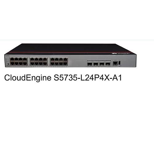 HUAWEI S5735-L24P4X-A1 24 10/100/1000BASE-T ports 4 10GE SFP+ ports PoE+ AC power