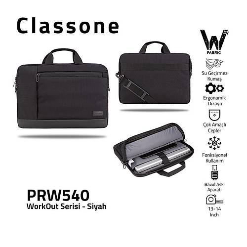 CLASSONE PRW540 Prw540 Workout Serisi Wtxpro Su Geirmez Kuma 13-14" Laptop El antas