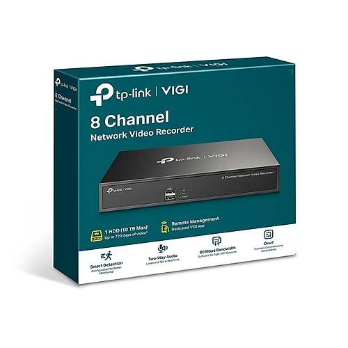 TP-VIGI VIGI-NVR1008H 8 Channel Network Video Recorder