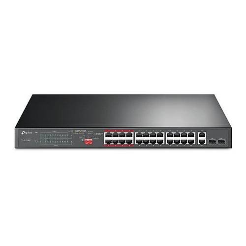 OMADA TL-SL1226P 24-Port 10/100Mbps + 2-Port Gigabit Unmanaged PoE+ Switch