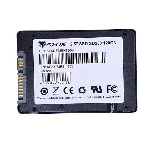 AFOX SD250-120GN 120GB SATA 3.0 550-470MB/S 2.5'' Flash SSD