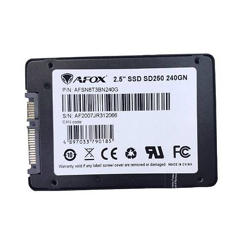 AFOX SD250-240GN 240GB SATA 3.0 560-500MB/S 2.5'' Flash SSD