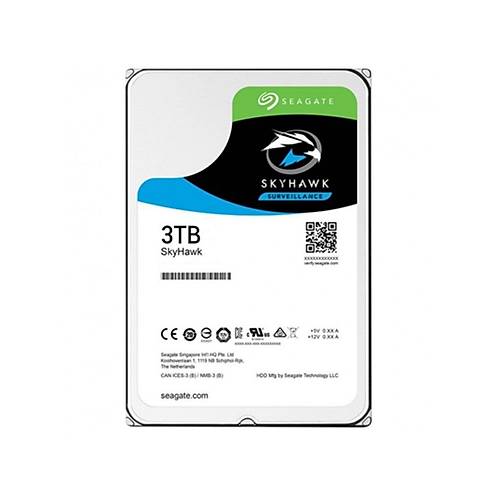 SEAGATE ST3000VX009 3TB 3.5'' 5900RPM 256MB Sata3 Skyhawk Dahili HardDisk