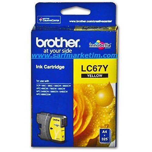 BROTHER LC67Y 450 Sayfa Sar Kartus