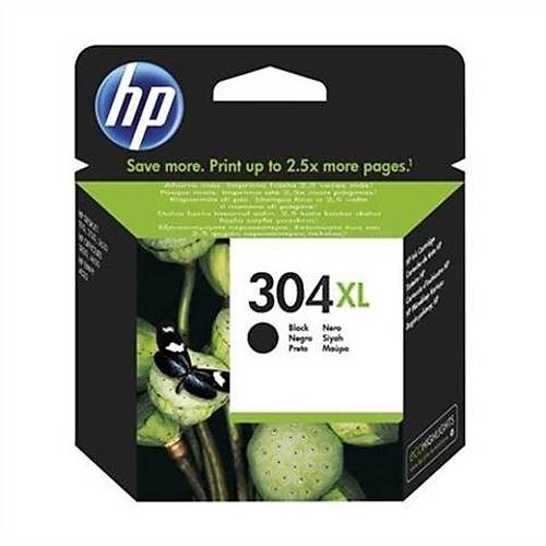 HP N9K08A No 304Xl Yksek Kapasiteli Siyah Kartu