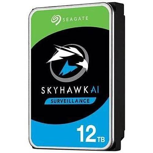 SEAGATE ST12000VE001 DSK 3.5" 12TB 7200RPM SATA 256MB SKYHAWK Gvenlik Diski