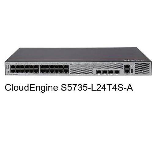 HUAWEI S5735-L24T4S-A S5735-L24T4S-A (24*10/100/1000BASE-T ports, 4*GE SFP ports, AC power)