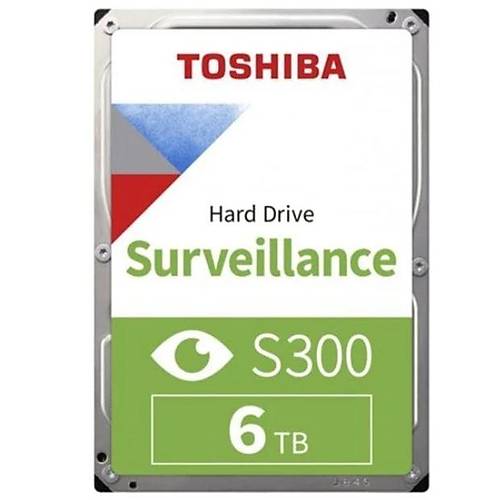 TOSHIBA HDWT860UZSVA 6TB S300 SATA 3.0 5400RPM 256MB 3.5'' Dahili Disk