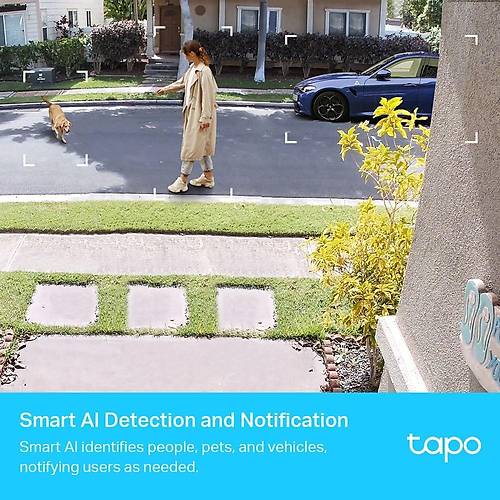 TP-LINK TAPO-C420S2 Tapo Smart Wire-Free Security Camera System,2 Camera System