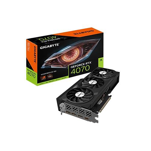 GIGABYTE GV-N407SWF3OC-12GD GeForce RTX 4070 12G DDR6X 192Bit PCI-E 4.0 Ekran Kart