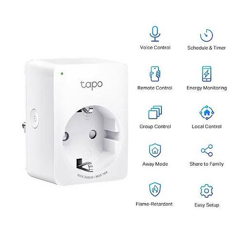 TP-LINK TAPO-P110 Min Mini Smart Wi-Fi Socket Energy Moni