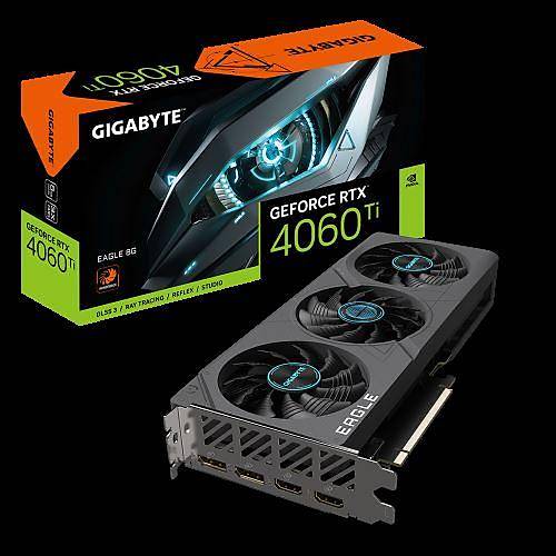 GIGABYTE GV-N406TEAGLEOC8GD GeForce RTX 4060 Ti 8GB 256Bit GDDR6 PCI-E 4.0 Ekran Kart