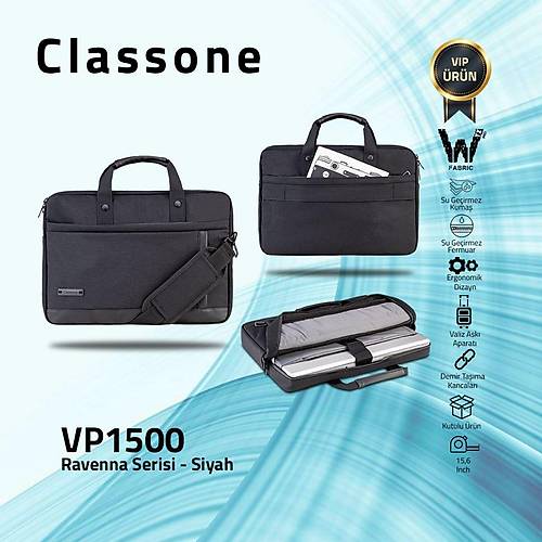 CLASSONE VP1500 VP1500 Ravenna 15.6" anta Siyah