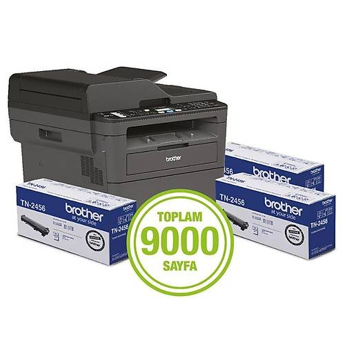 BROTHER MFC-L2716DW-3T Mono Laser Mfp Faksl Wifi A4 34Ppm