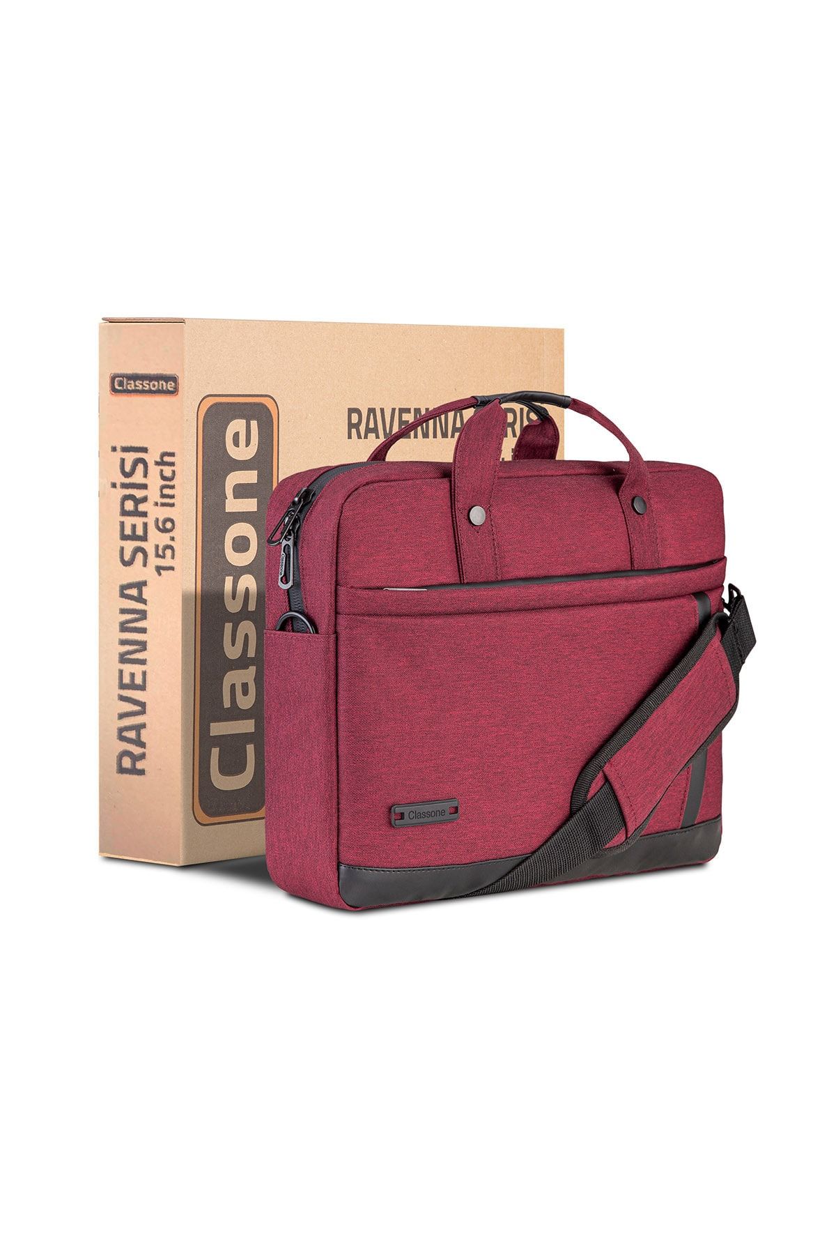 CLASSONE Ravenna Serisi VP1505 15.6" Bordo Notebook Taşıma Çantası