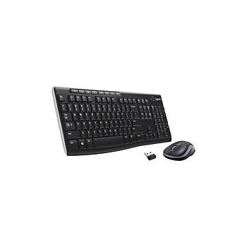 LOGITECH MK270 Q T�rk�e Kablosuz Klavye Mouse Set 920-004525
