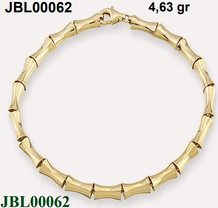 Bone Minimal Altın Bileklik