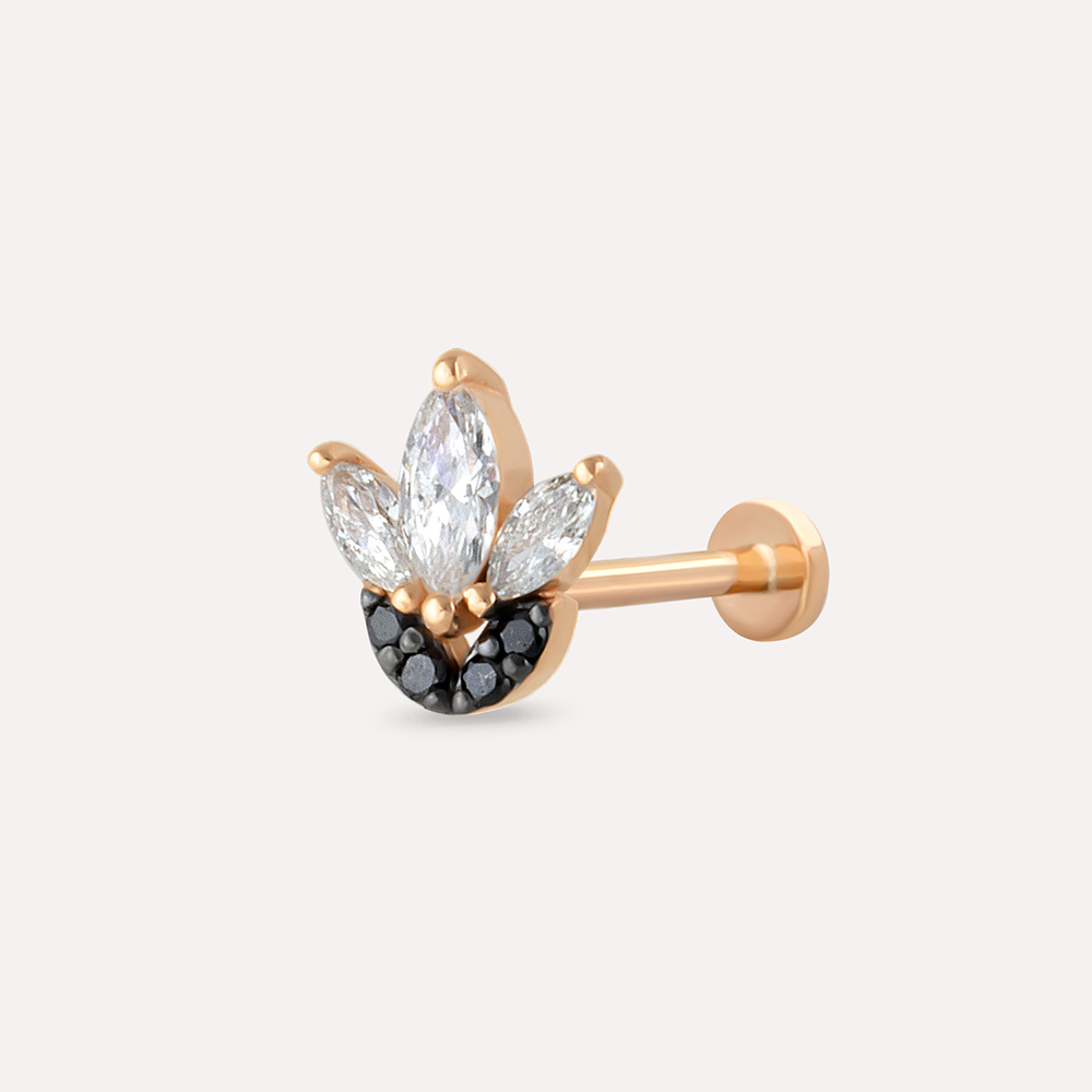 Siyah Pırlanta Piercing