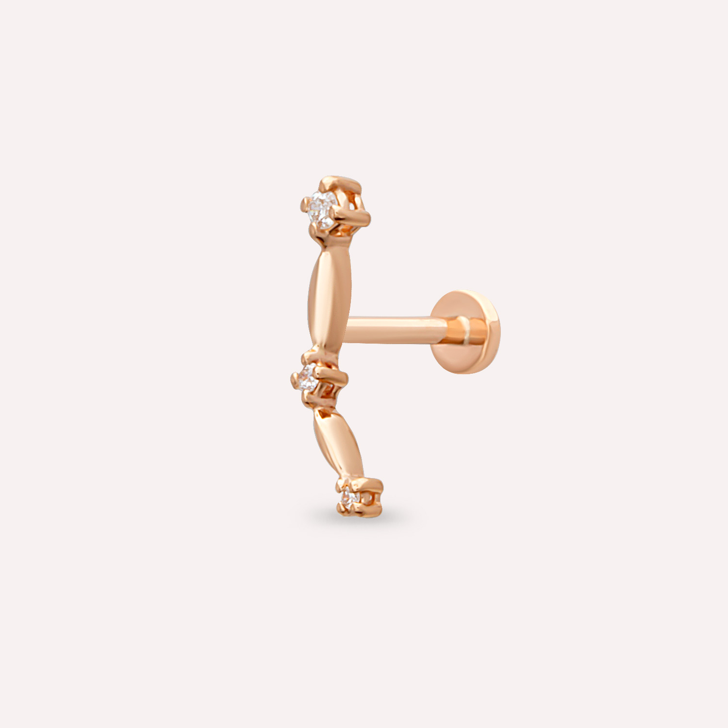 Minimal Pırlanta Piercing