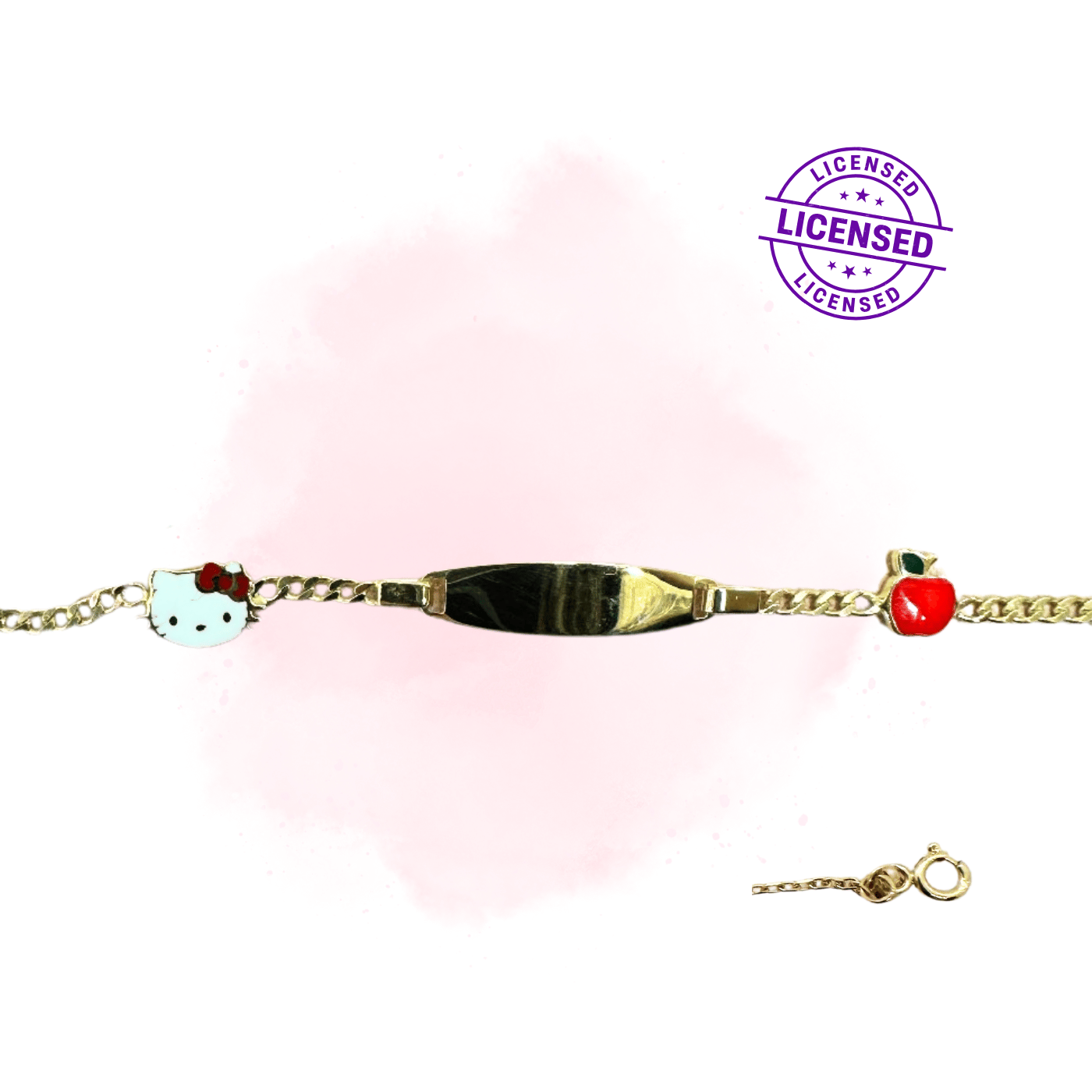 Kırmızı Elmalı Lisanslı Hello Kitty Bileklik