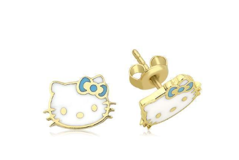 Lisanslı Hello Kitty Küpe