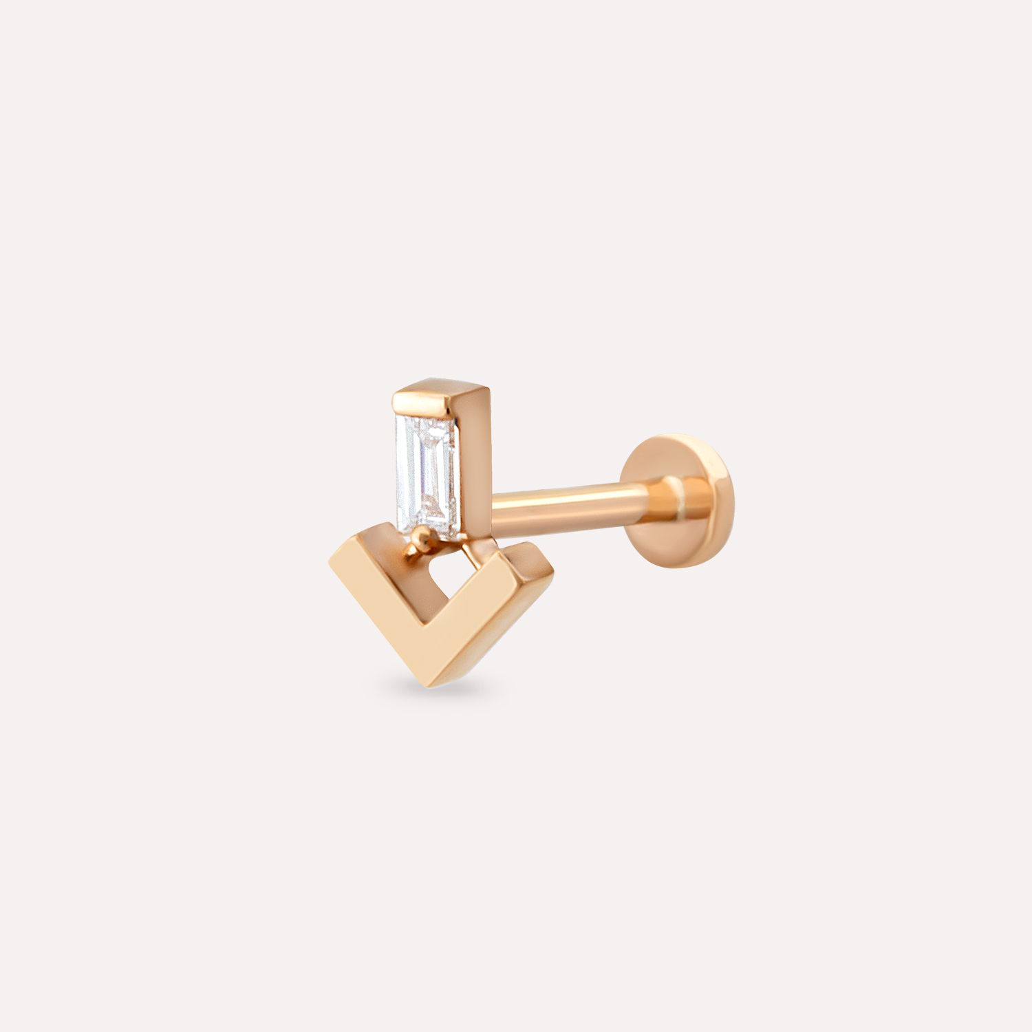 Arrow Pırlanta Piercing
