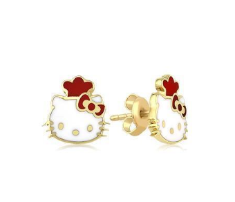 Lisanslı Hello Kitty Küpe