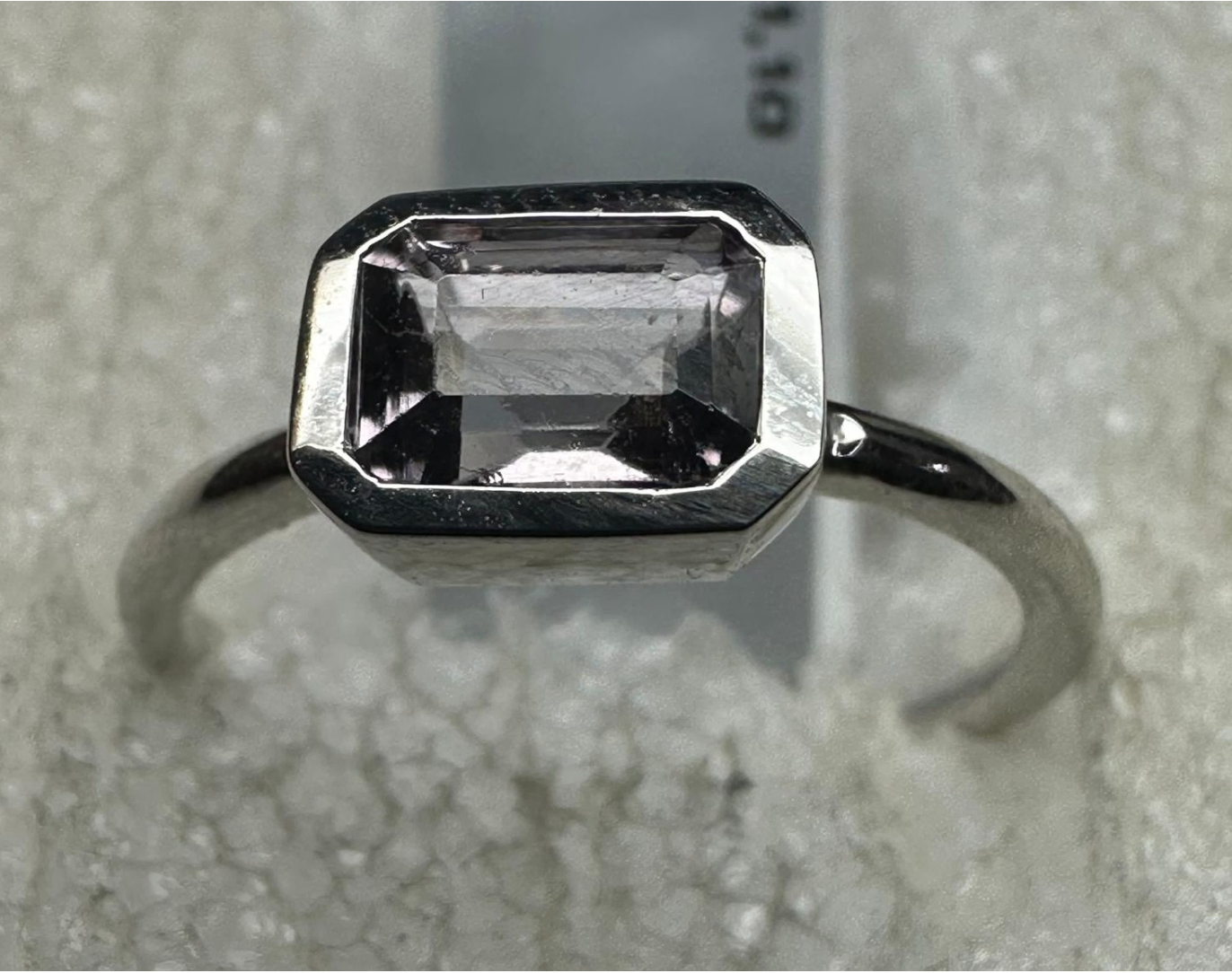Baget Spinel Siyah Erkek Yüzük