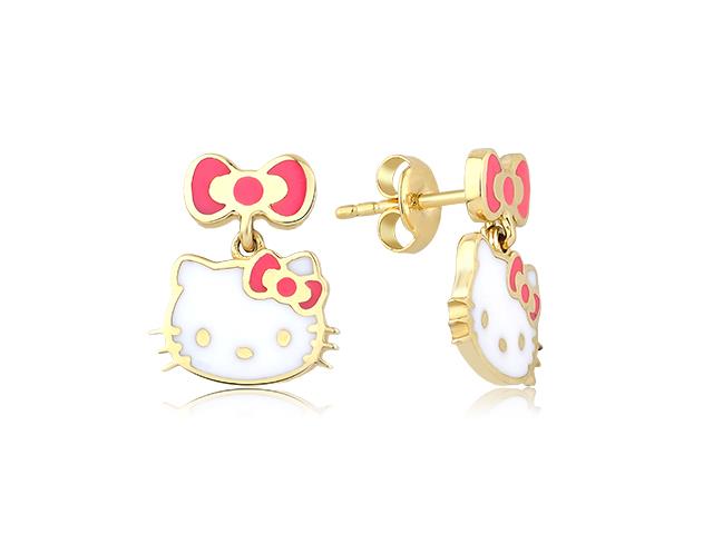 Lisanslı Hello Kitty Küpe