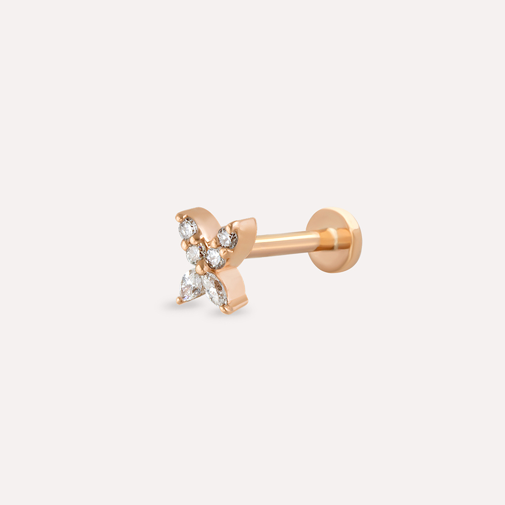 Kelebek Pırlanta Piercing
