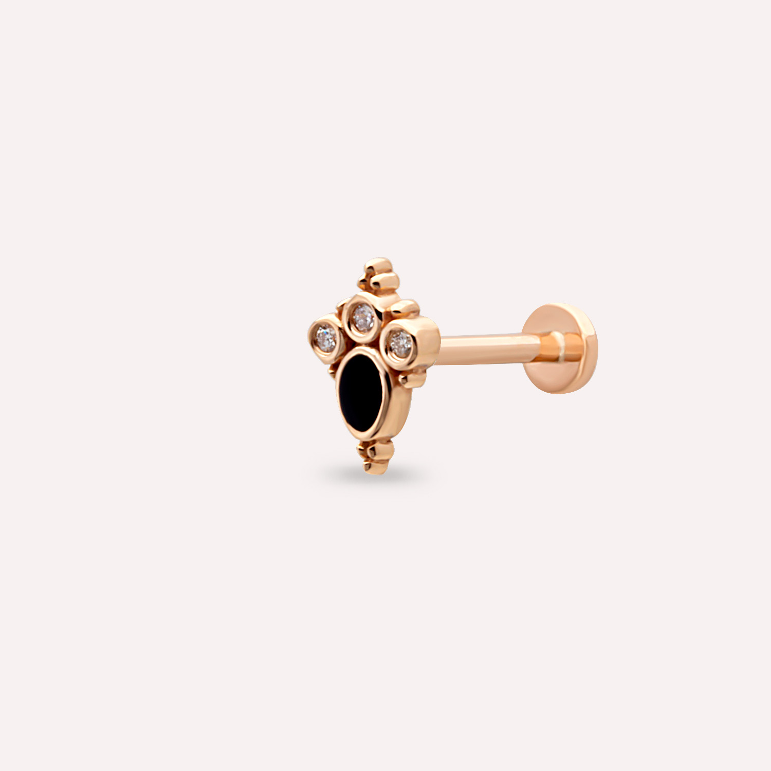 Pırlanta Pati Piercing Küpe
