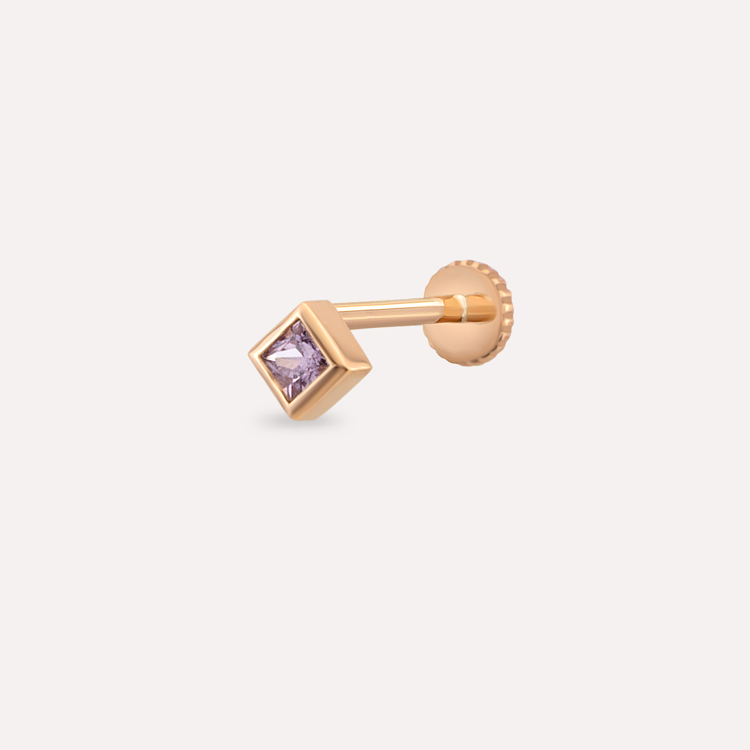 Lila Piercing Küpe